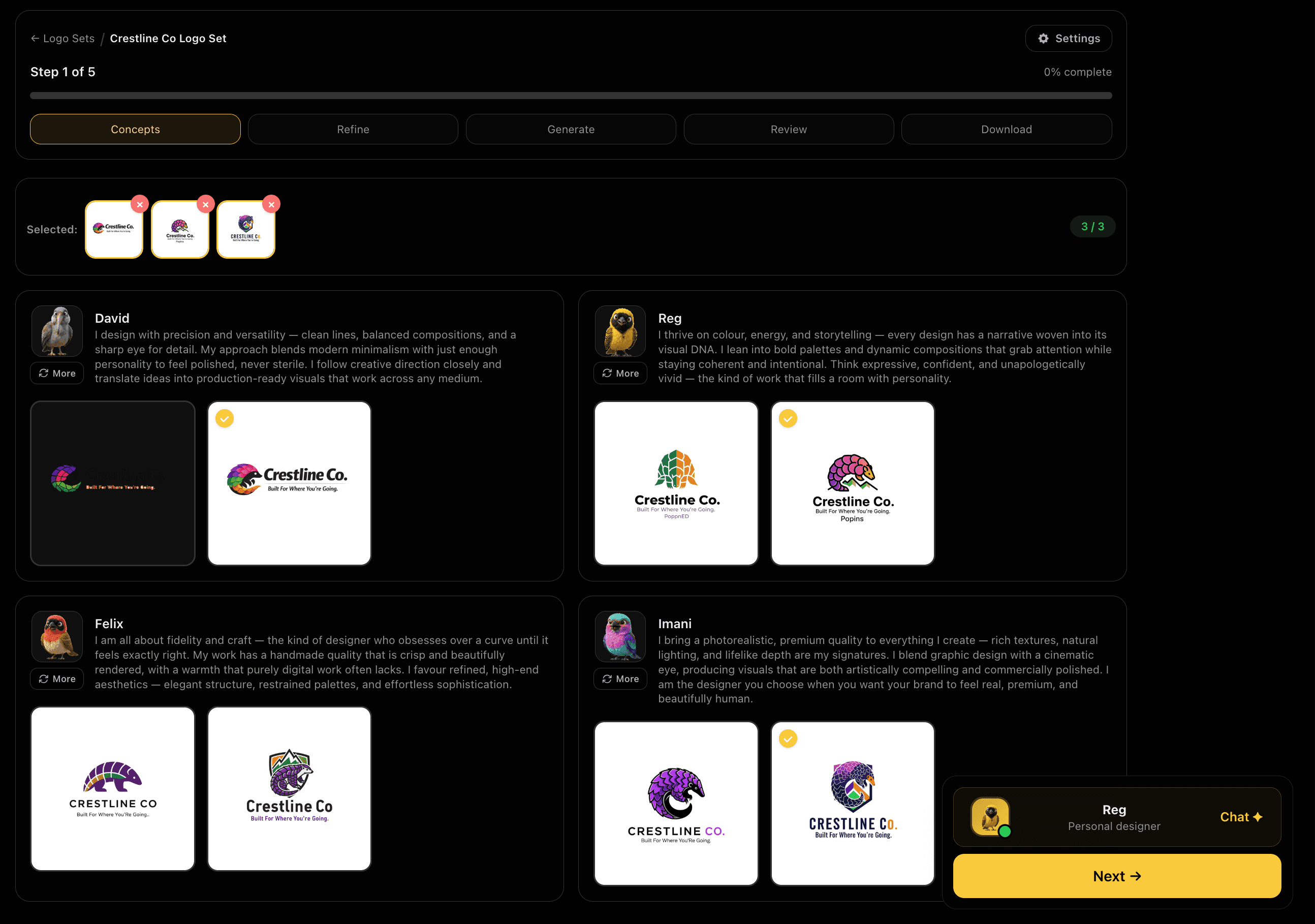 Create Logo Set