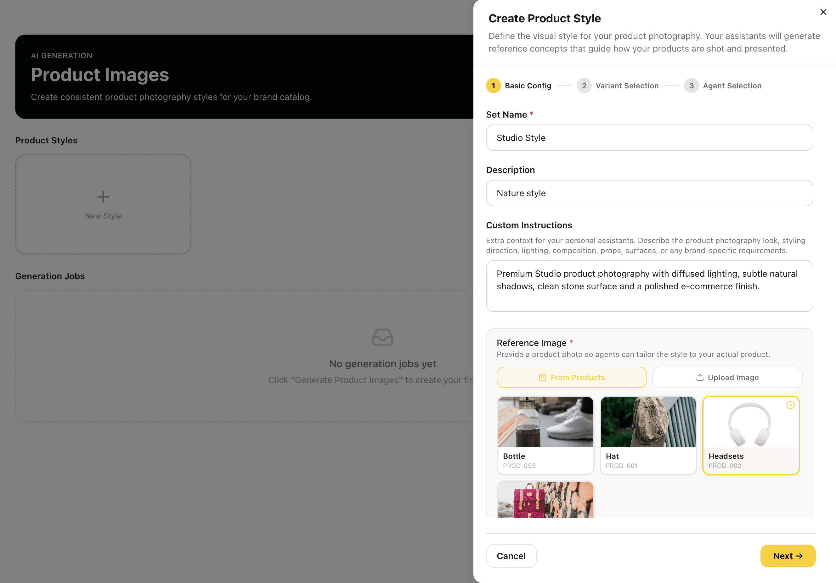Create Your Product Style